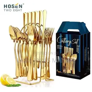 Gold Plated Cutlery Set