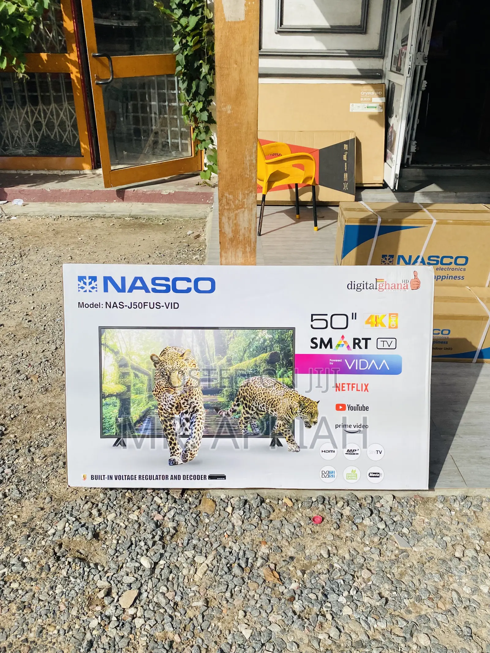 Brand New Nasco 50 Inch Led Uhd Smart Television.