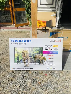 Brand New Nasco 50 Inch Led Uhd Smart Television.