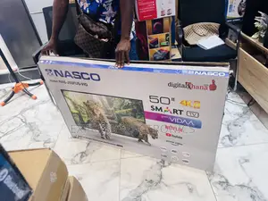 Nasco 50”UHD Android Tv  Glossy Slim Screen