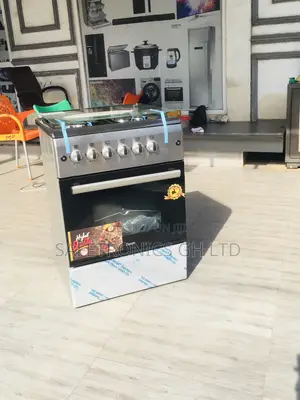 Volcano 4 Gas Cooker  Oven With Grill Glass Lid 50x50