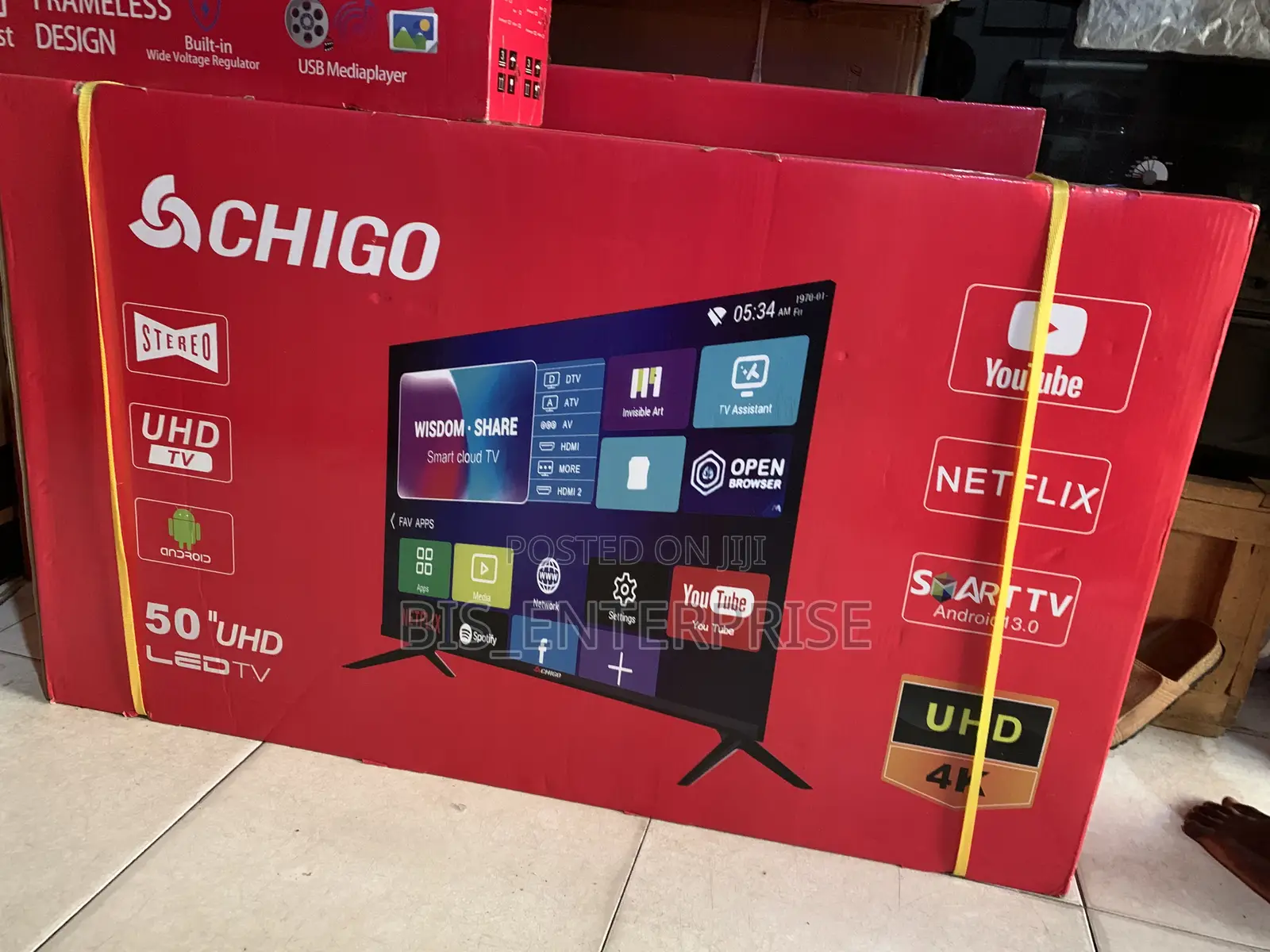 Chigo 50”Inches Uhd Smart Android