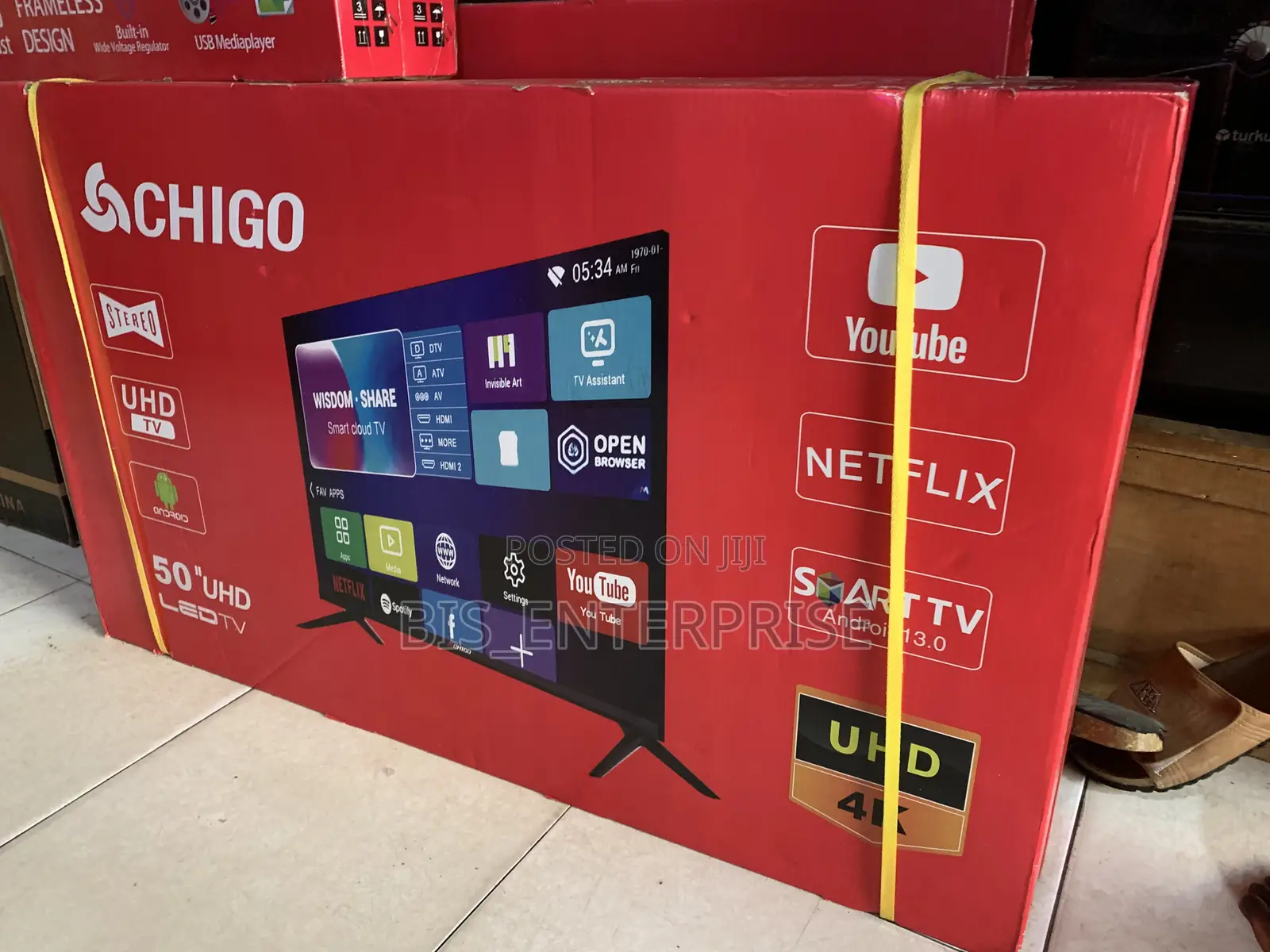 Chigo 50”Inches Uhd Smart Android