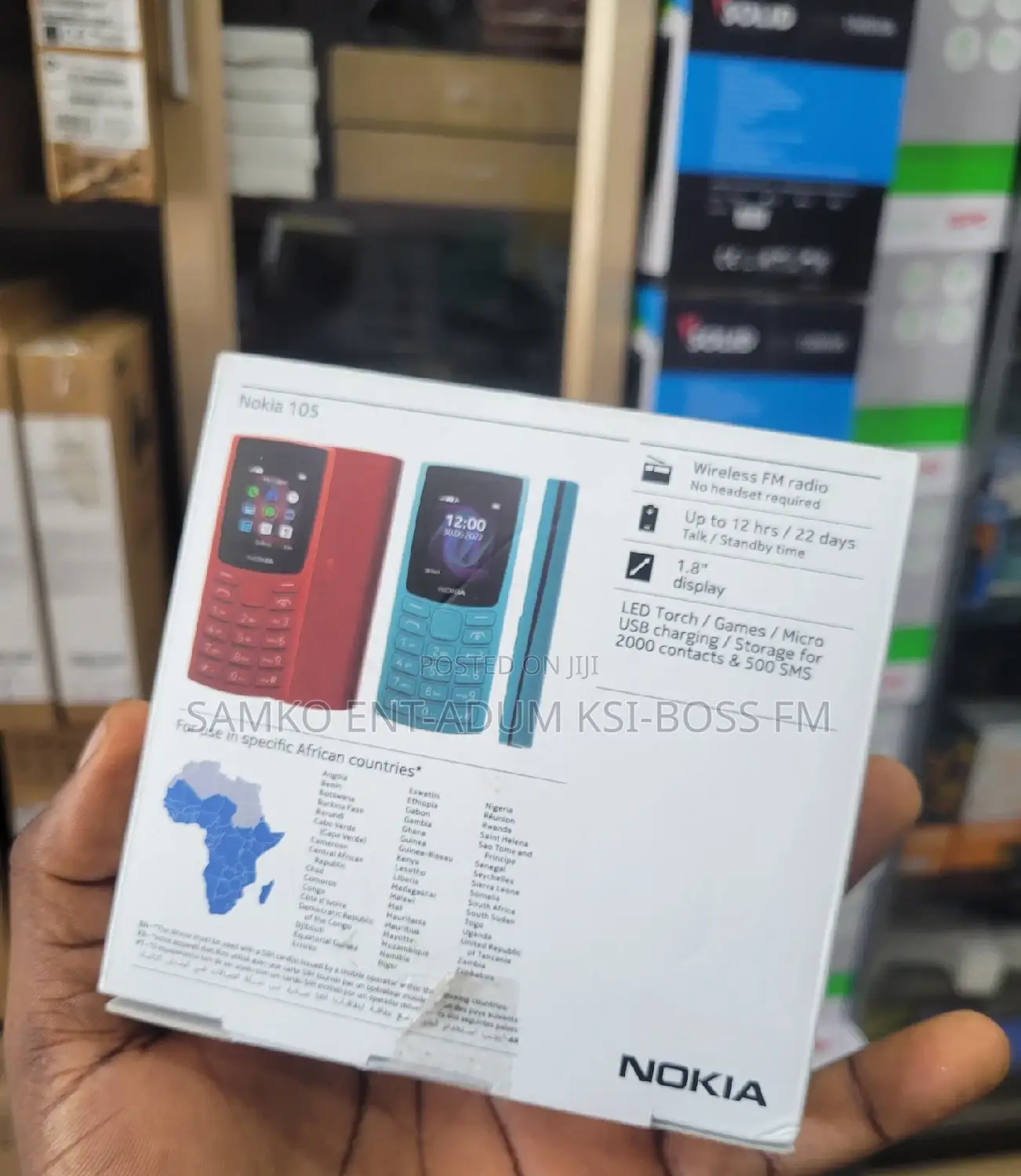 New Nokia 105 Black