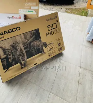 Fabulous Nasco 50 Inch Led FHD Digital Satellite Tv(Black)