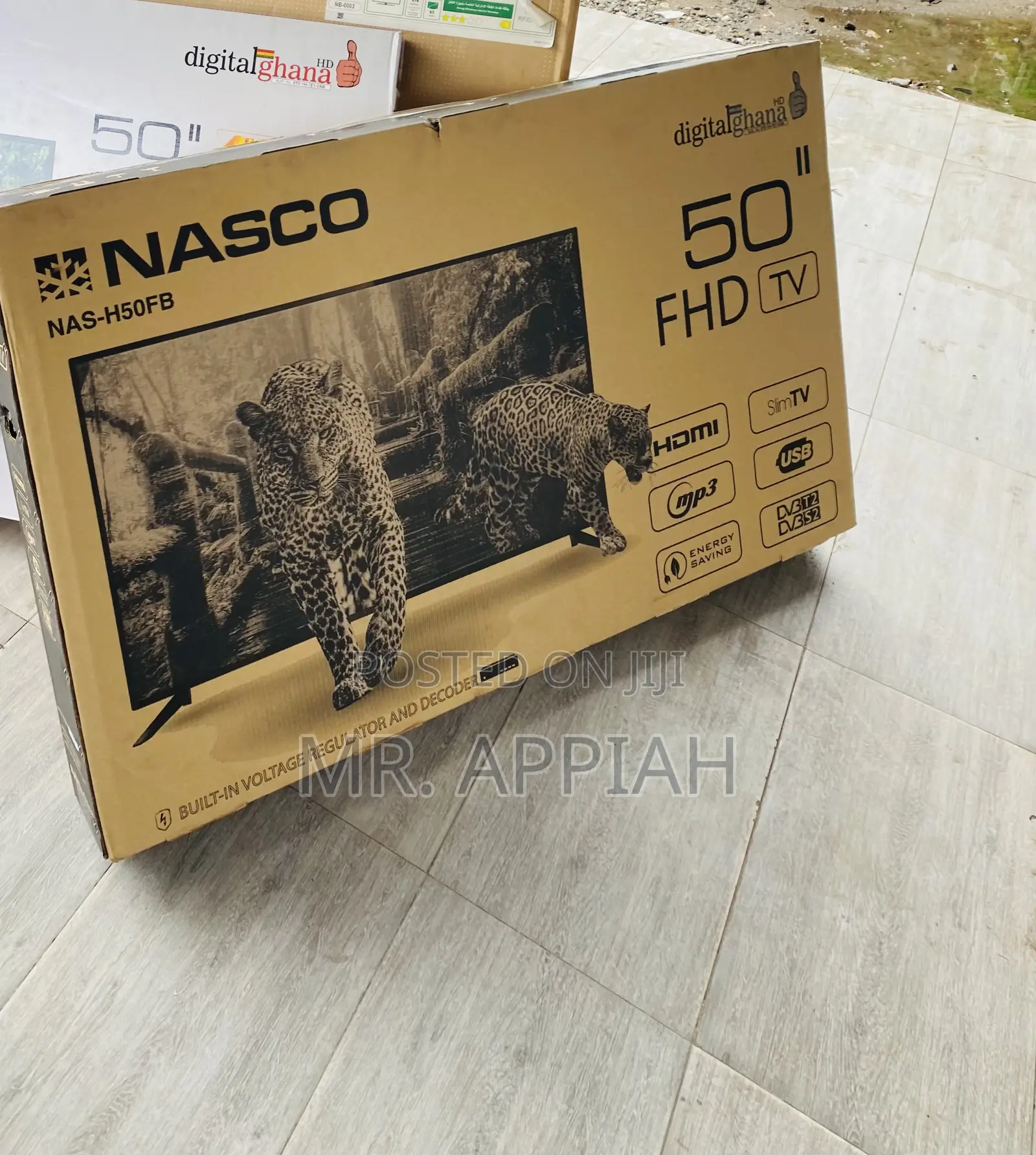 Fabulous Nasco 50 Inch Led FHD Digital Satellite Tv(Black)