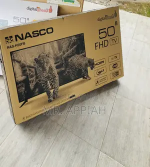 Fabulous Nasco 50 Inch Led FHD Digital Satellite Tv(Black)