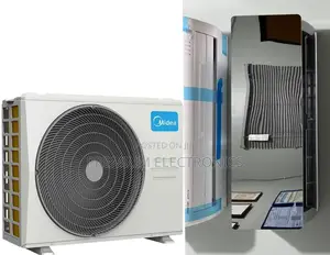 Midea One-of-a-Kind R32 Inverter 1.5hp Black-Mirror Ac