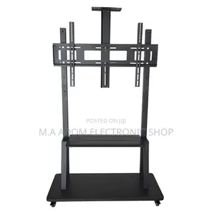Mobile Tv Stand for Heavy Large Screen Tv Between 50”-75”