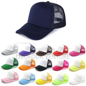TWO-TONE Trucker Hat Mesh Back Snapback Baseball Cap Solid.