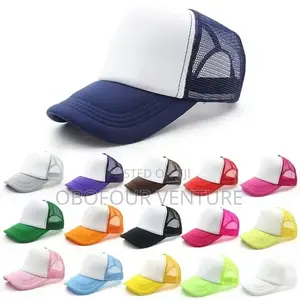 TWO-TONE Trucker Hat Mesh Back Snapback Baseball Cap Solid.