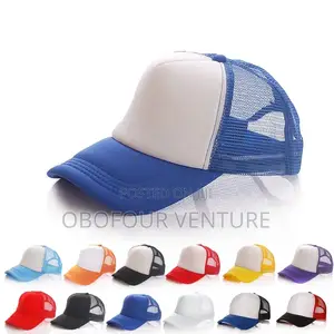 TWO-TONE Trucker Hat Mesh Back Snapback Baseball Cap Solid.
