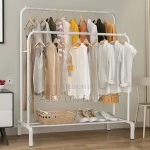 Multipurpose Clothes Rack With Shoe Rack