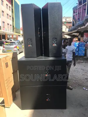 Jbl Double Bass And Mid Range Speakers (Full Set)