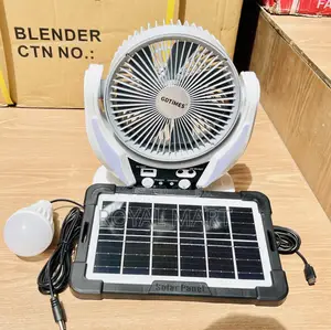 Rechargeable Solar Desktop Fan