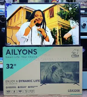 Ailyons 32" Smart Android Led Tv| Netflix| Youtube| Slim| Full Hd|2026