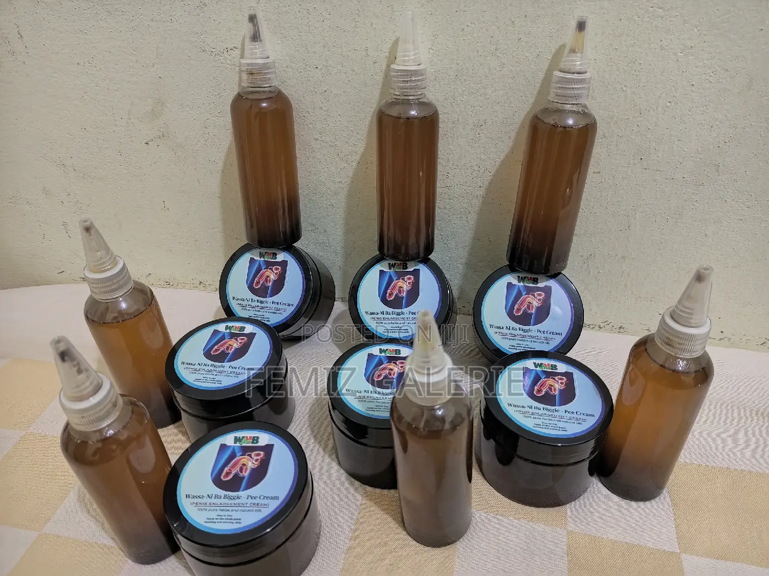Wassa-Nii Ba Penis Enlargement Cream and Men's Delay Oil