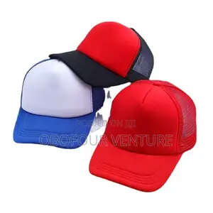 TWO-TONE Trucker Hat Mesh Back Snapback Baseball Cap Solid.