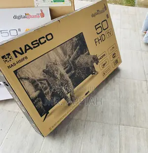 Shop Nasco 50 Inch Led Digital Satellite Slim Tv(Black).