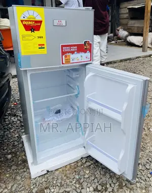 Affordable Zara 135 KH Double Door Electric Fridge(Silver).