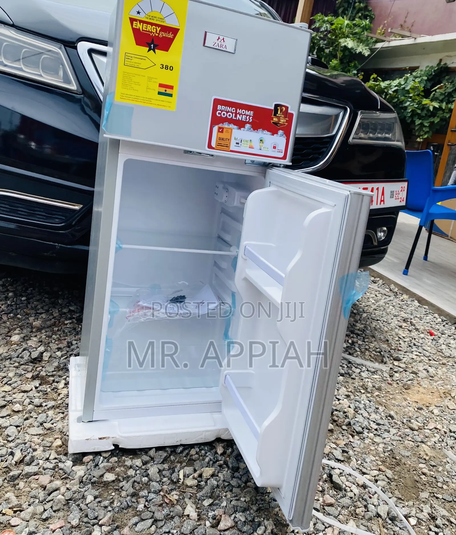 Original Zara 135 KH Top Freezer Electric Fridge(Gray).