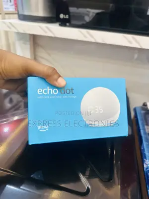 Powerful Sound Ecodot With Clock