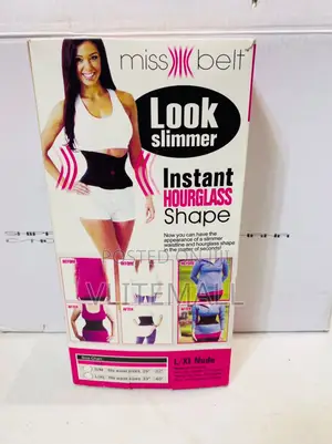 Miss Belt Instant Hourglass Figure Waist Trainer - Black