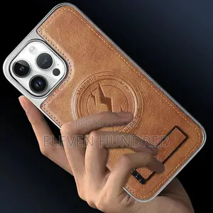 iPhone Leather Case With Mag-Safe and Stand