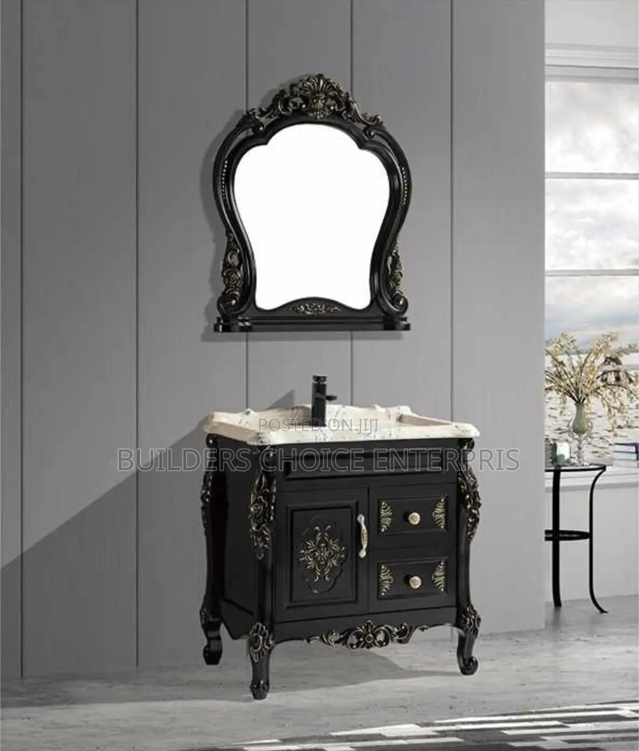 Turkish Cabinet Basin With Mirror