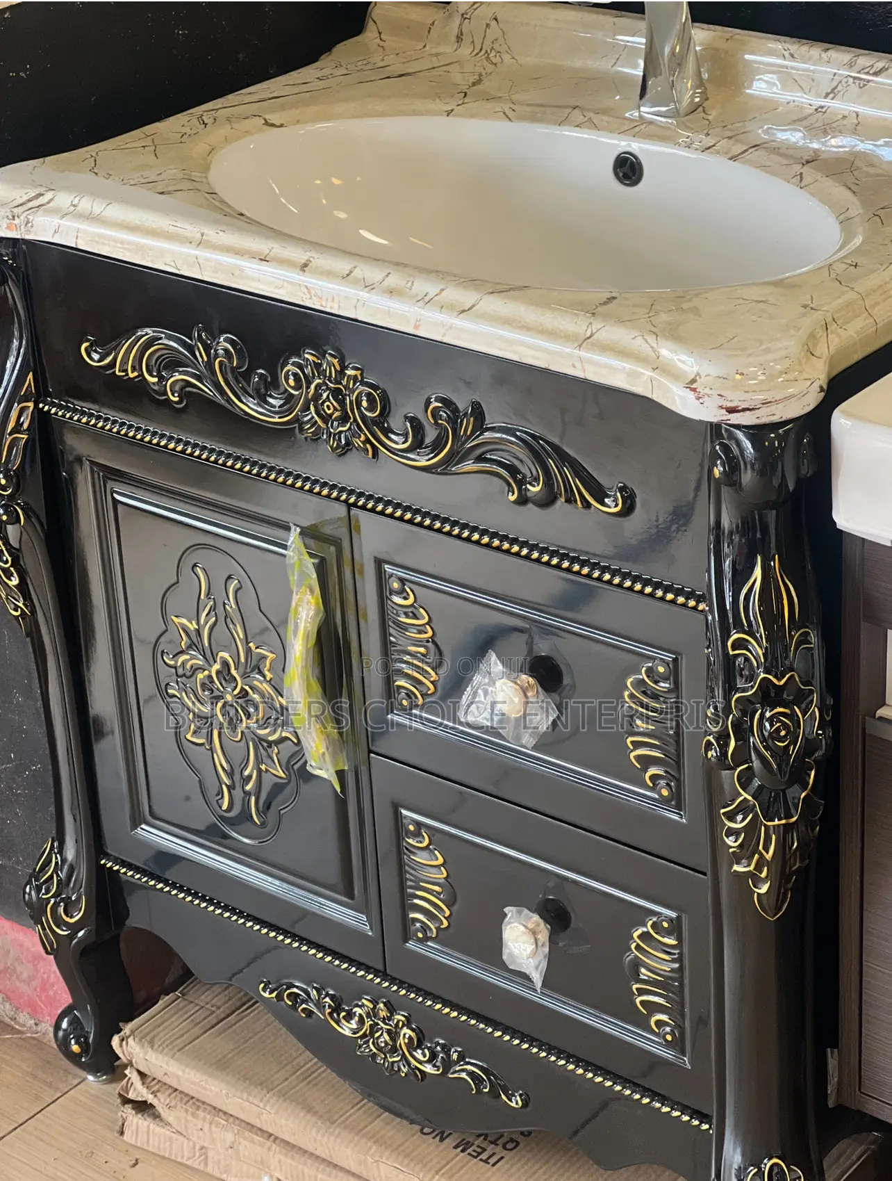 Turkish Cabinet Basin With Mirror