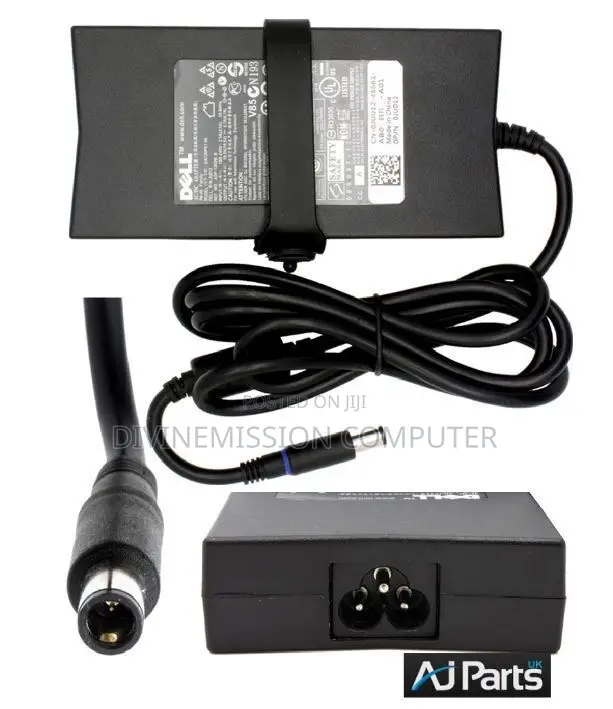 Original UK Used Dell Big Pin Laptop Charger 19.5v-6.7a/ 130w