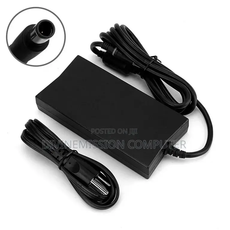 Original UK Used Dell Big Pin Laptop Charger 19.5v-6.7a/ 130w