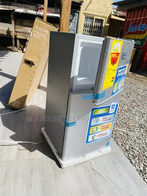 Energy Efficient Nasco Nasf2-120 Top Freezer Fridge(Gray).