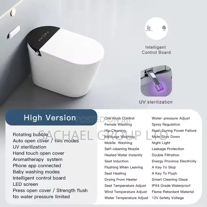 Smart Luxurious Sensor Water Closet