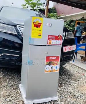 Fast Chilling Zara 135 KH Top Freezer Electric Fridge(Gray).