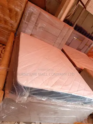 Double Bed With Mattress . Free Delivery