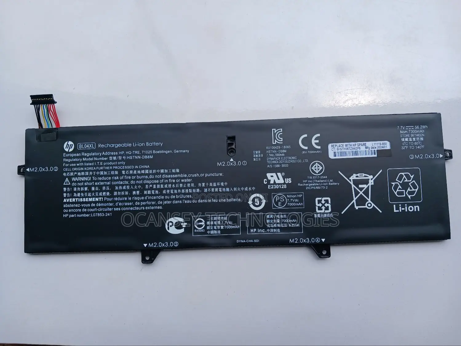 Original HP BL04XL Battery for Elitebook X360 1040 G5