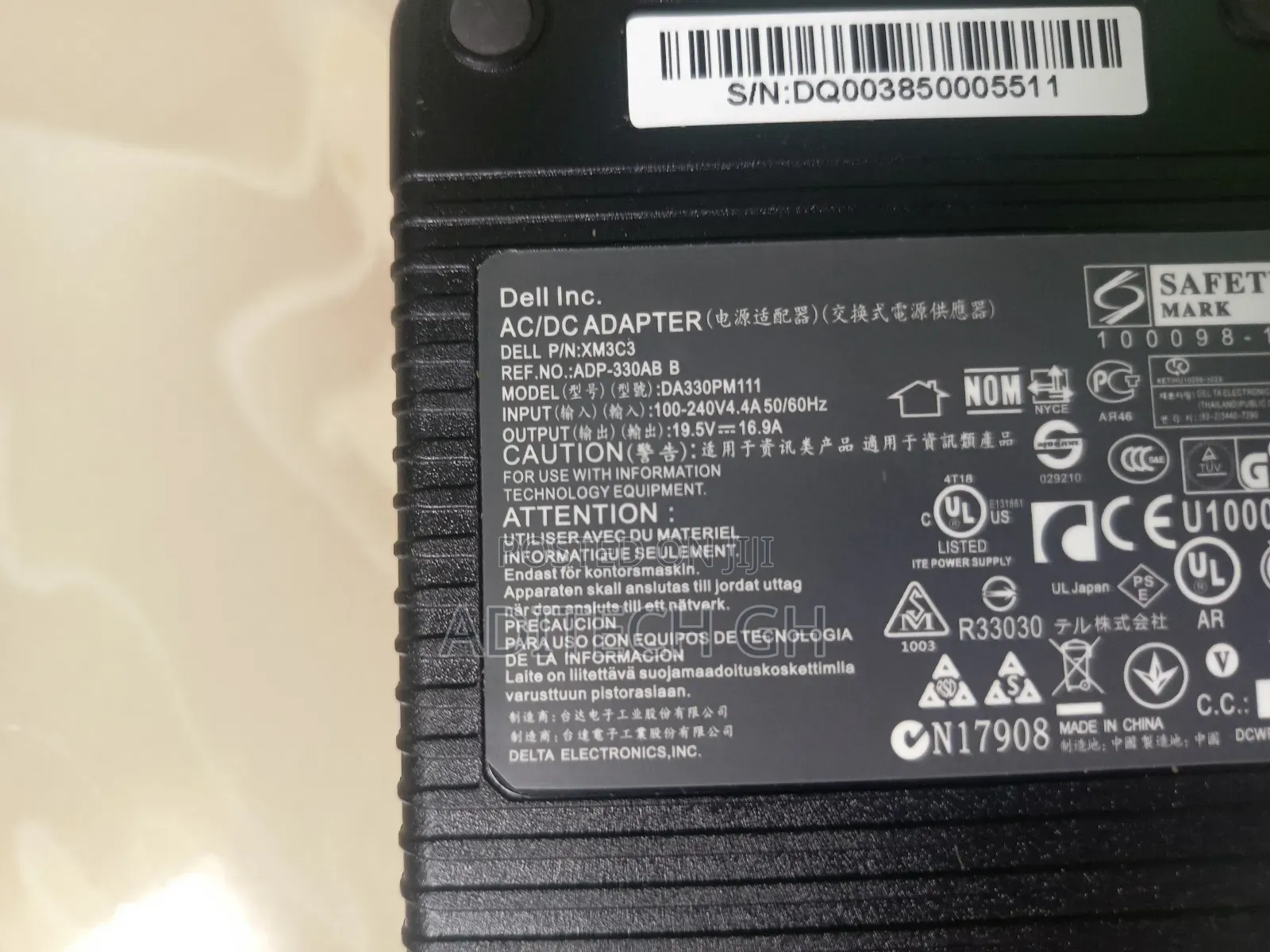 New Original Dell Alienware 330w Charger