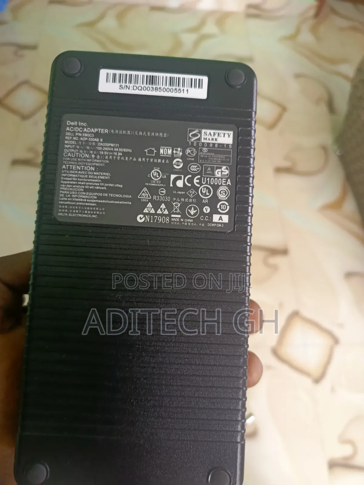 New Original Dell Alienware 330w Charger