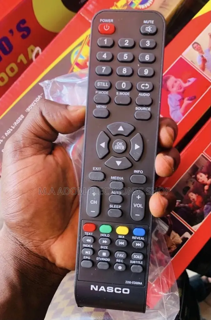 Adorable Nasco Electric Remote Control(Black).