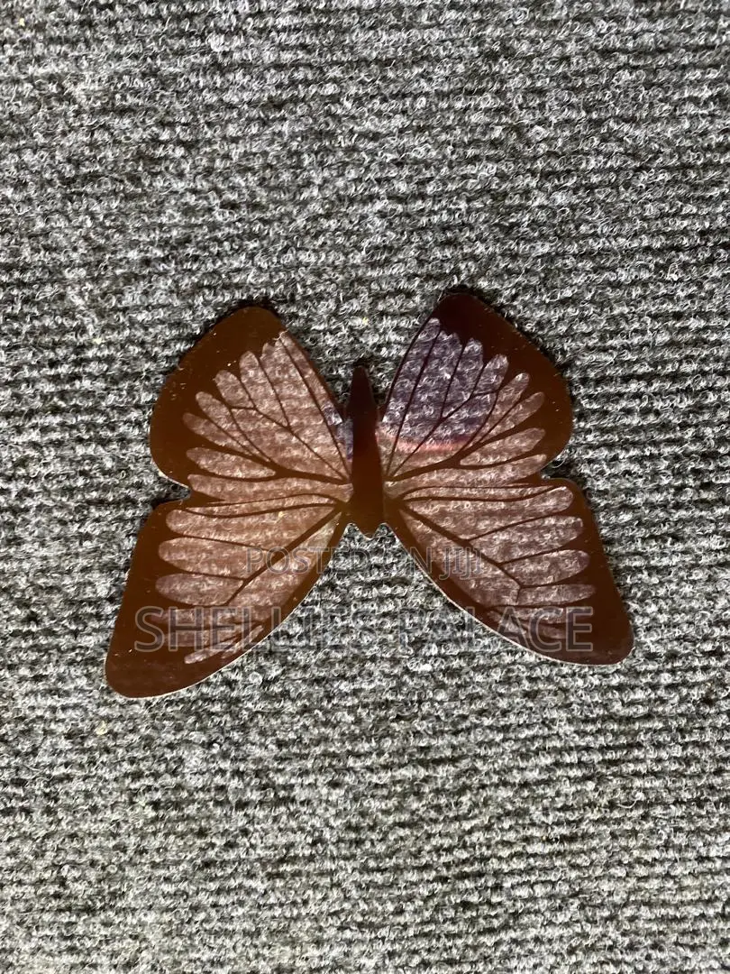 24pcs 3d Colourful Crystal Butterfly Wall Stickers