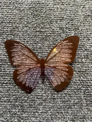 24pcs 3d Colourful Crystal Butterfly Wall Stickers