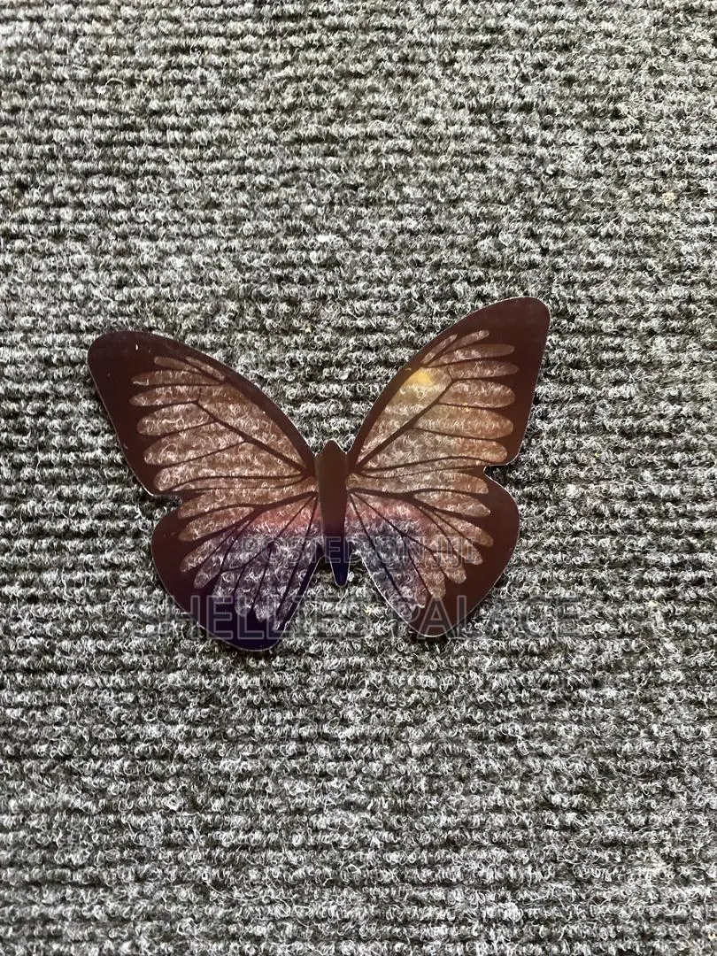 24pcs 3d Colourful Crystal Butterfly Wall Stickers