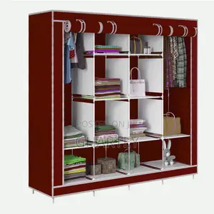 4 In 1 Carbon Steel Foldable Wardrobe Wine
