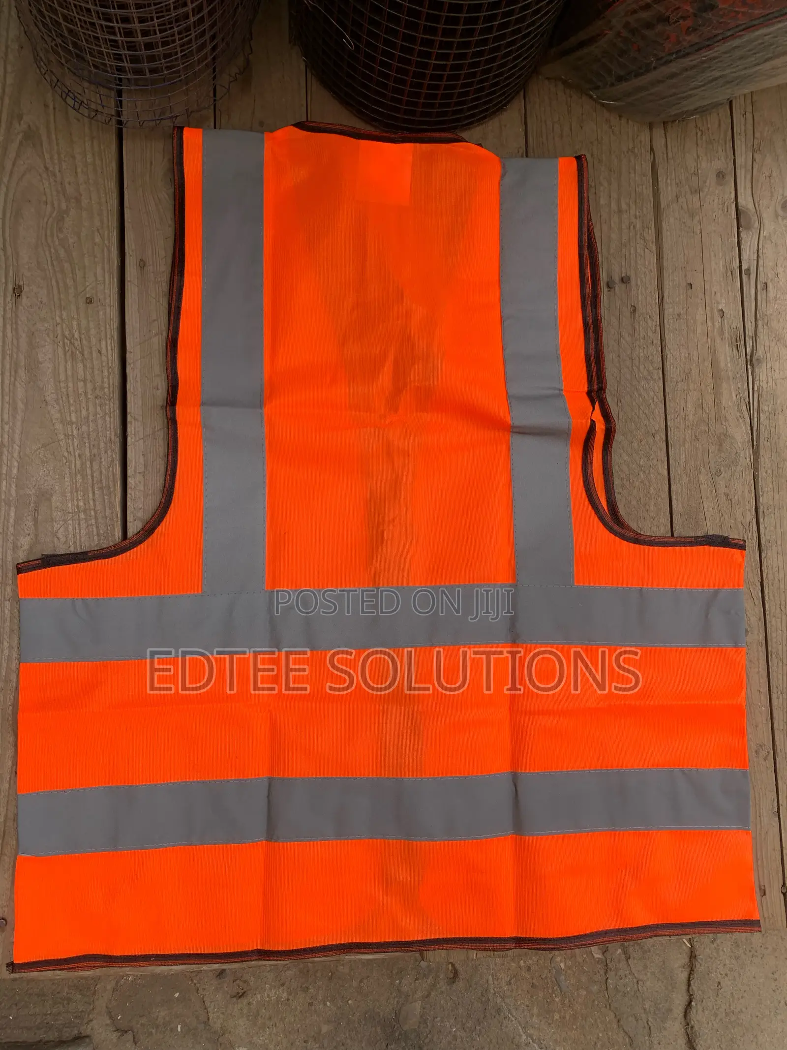 Reflector Jacket Orange (Hi-vis) Zipper