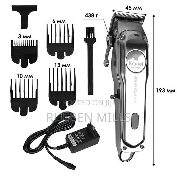 Kemei KM-1996 All Metal Hair Clipper Barbering Machine