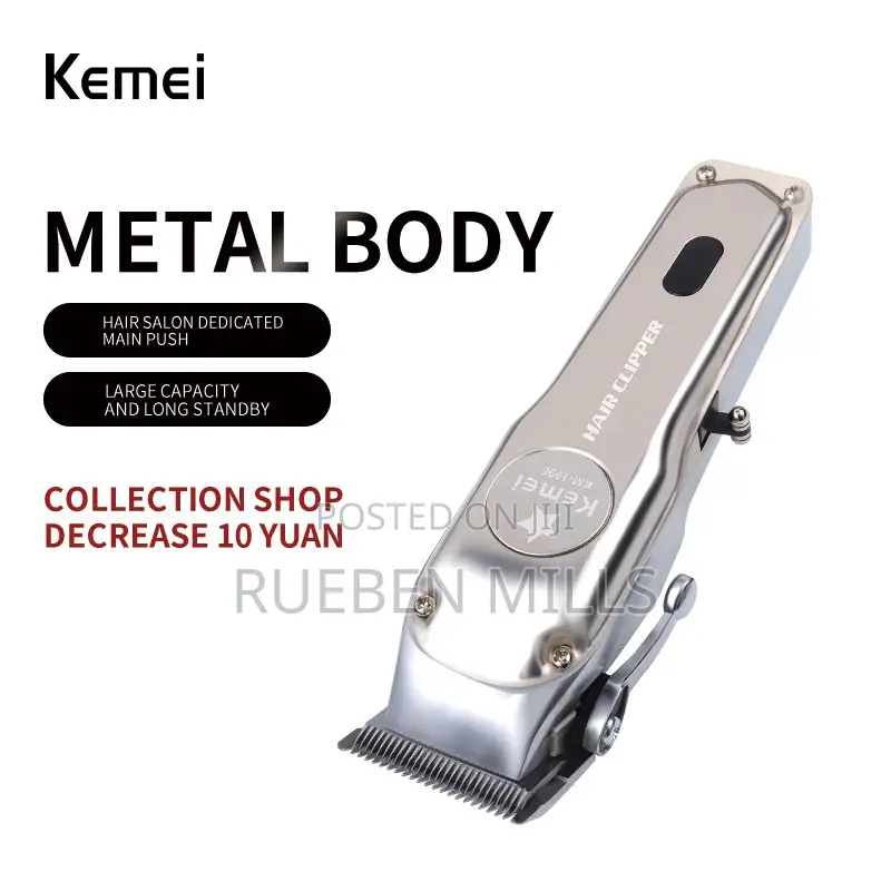 Kemei KM-1996 All Metal Hair Clipper Barbering Machine