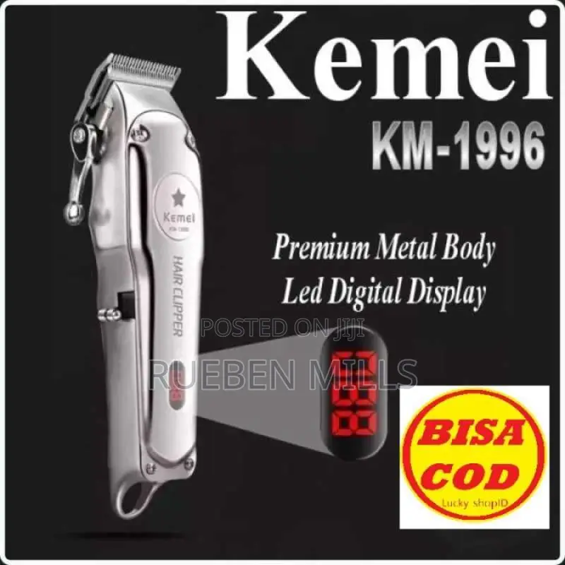 Kemei KM-1996 All Metal Hair Clipper Barbering Machine