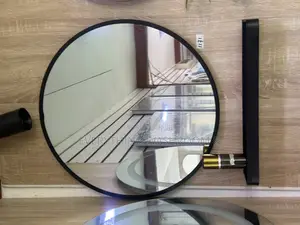 Round Mirror Shelf_black White Mirrors With Shelf