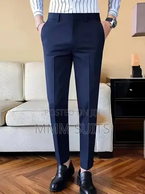 Quality Men Suit Trousers